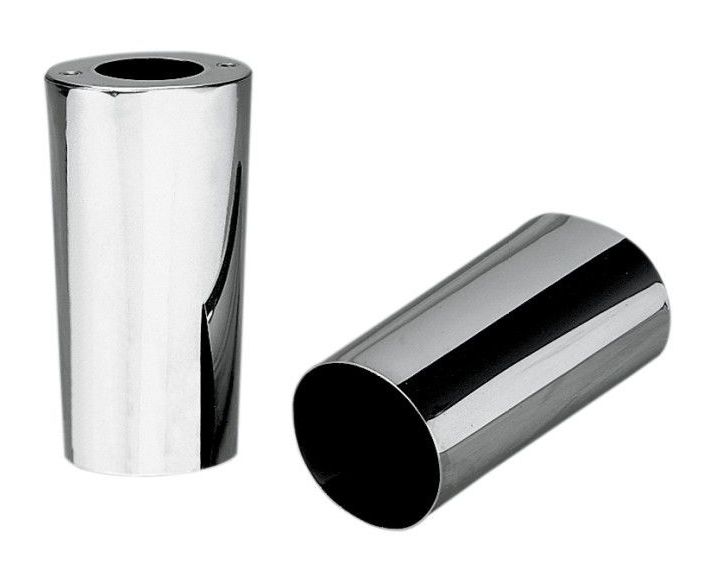 Drag Specialties Fork Slider Covers For Harley FL Softail / Touring 1984-2017 2" Over Stock Length