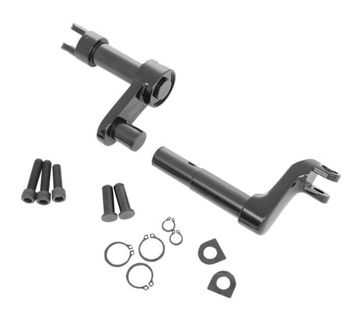 Drag Specialties Offset Clevis Footpeg Conversion Kit For Harley Sportster C/V/X 2011-2022 2" Extended Length