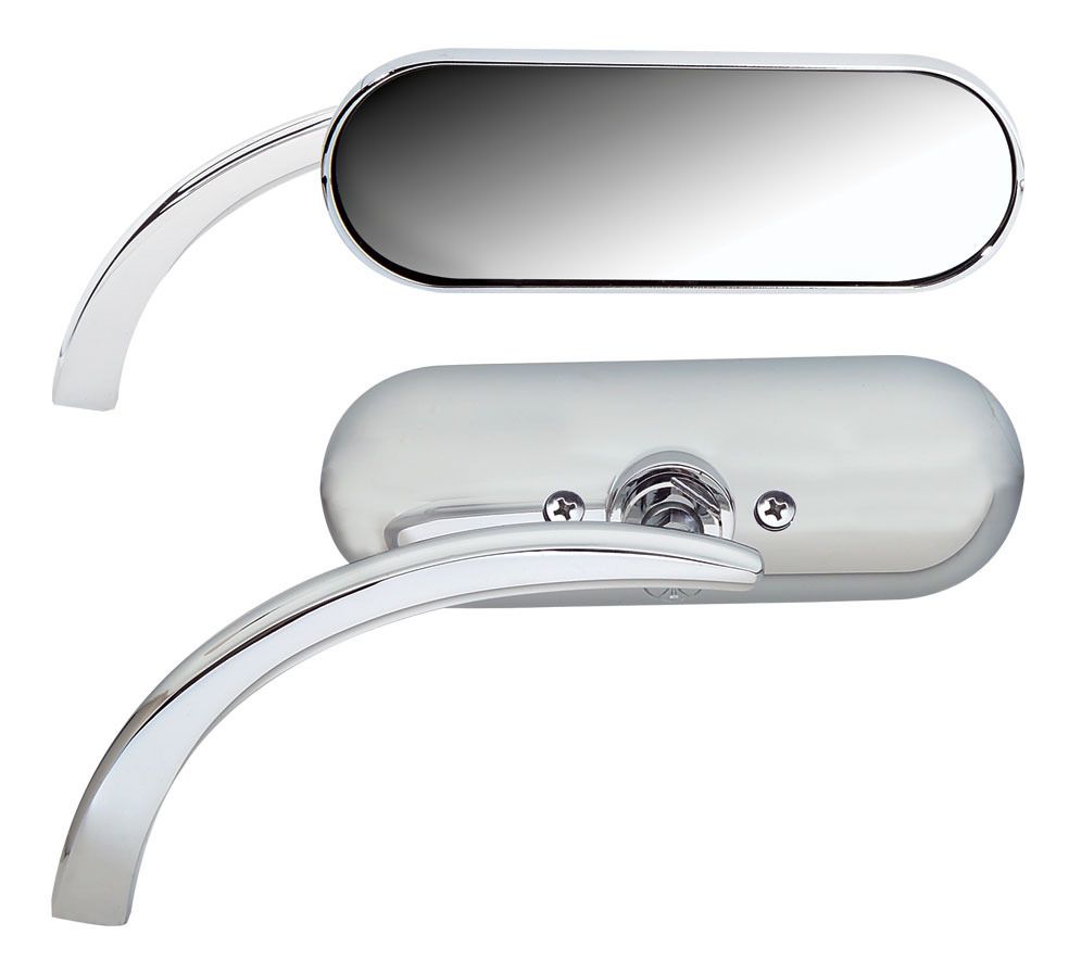 Arlen Ness Mini Oval Micro Mirror Right
