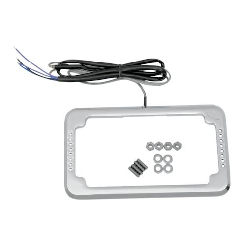 Cycle Visions LED Slick Signals License Plate Frame RevZilla