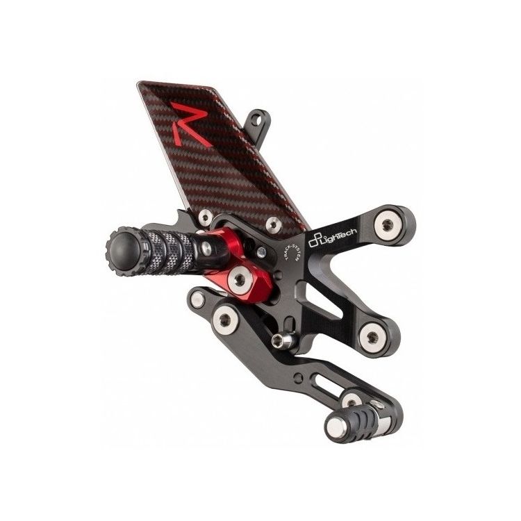 LighTech R Series Rearsets Ducati Streetfighter / S / 848 RevZilla