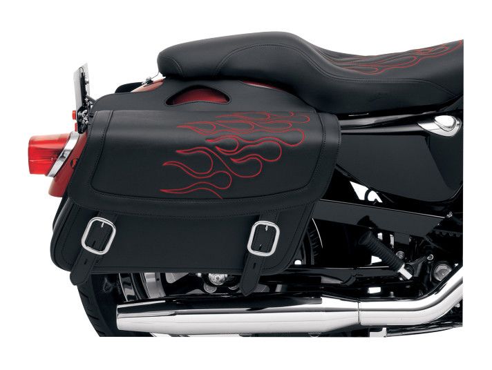 Saddlemen Highwayman Flame Tattoo Saddlebags Jumbo
