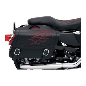 Saddlemen Highwayman Flame Tattoo Saddlebags