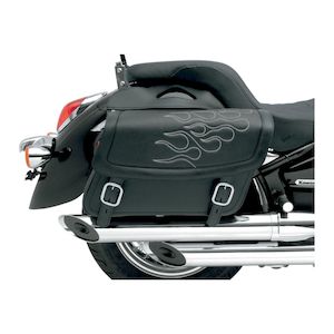 Saddlemen Highwayman Flame Tattoo Saddlebags