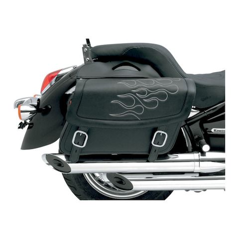 Saddlemen Highwayman Flame Tattoo Saddlebags