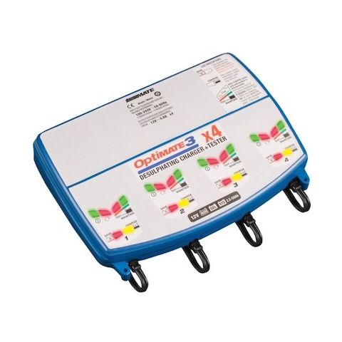 TecMate Charger Optimate 3 X4