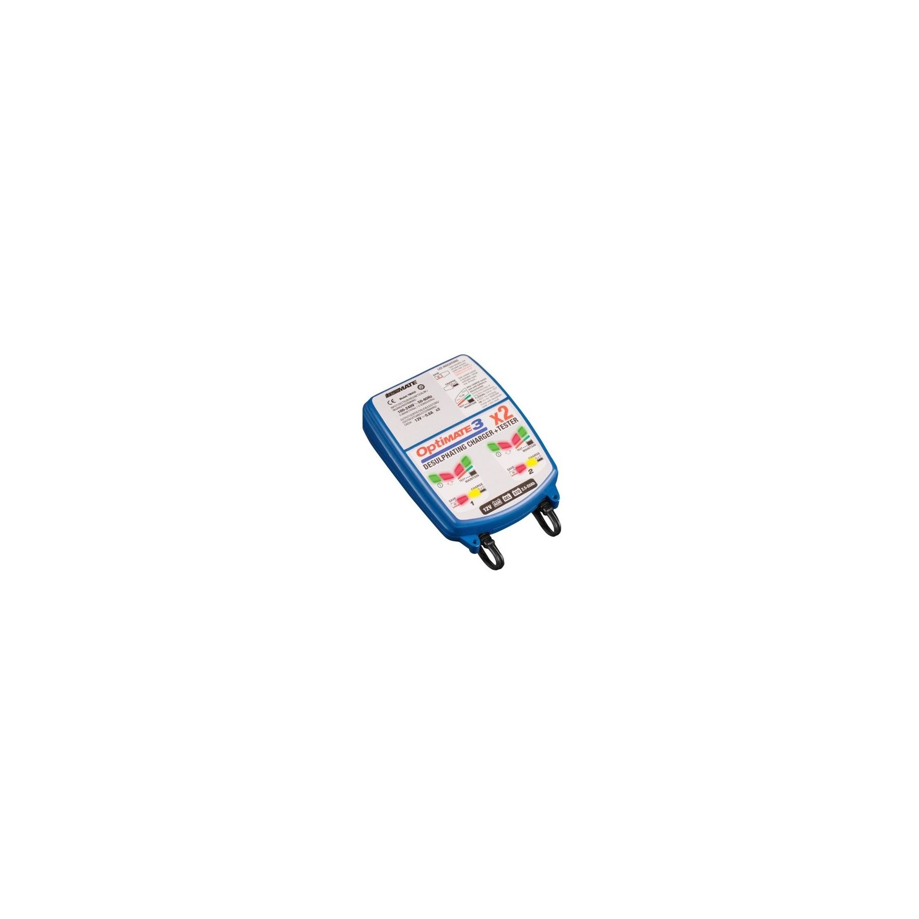 TecMate Charger Optimate 3 X2