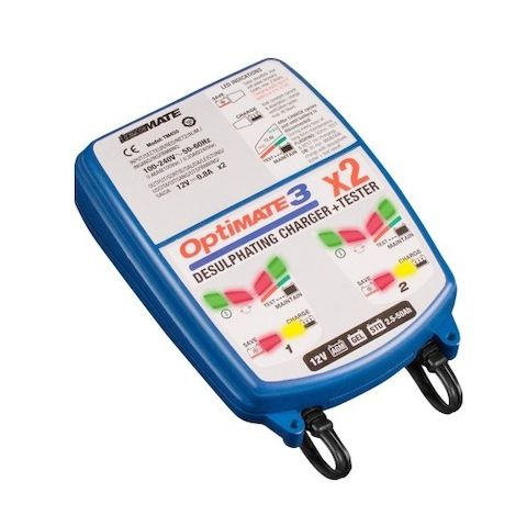 TecMate Charger Optimate 3 X2