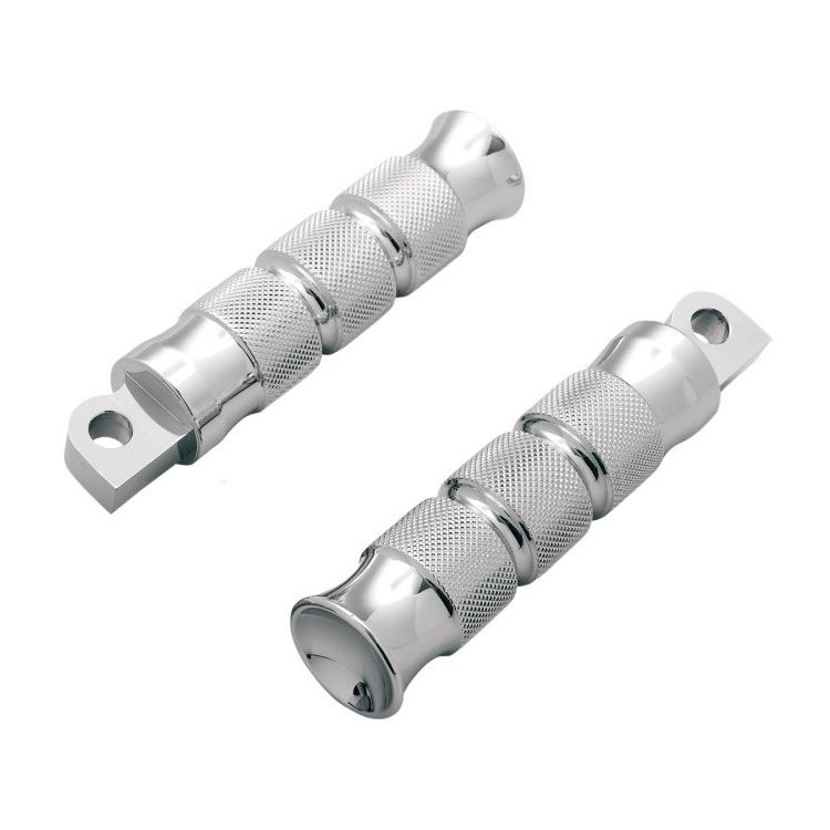Arlen Ness Ness-Tech Knurled Flare-Tip Footpegs For Harley
