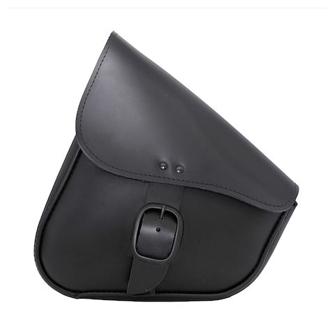 Willie & Max Leather Swing Arm Saddlebag For Harley Softail 1984-2017