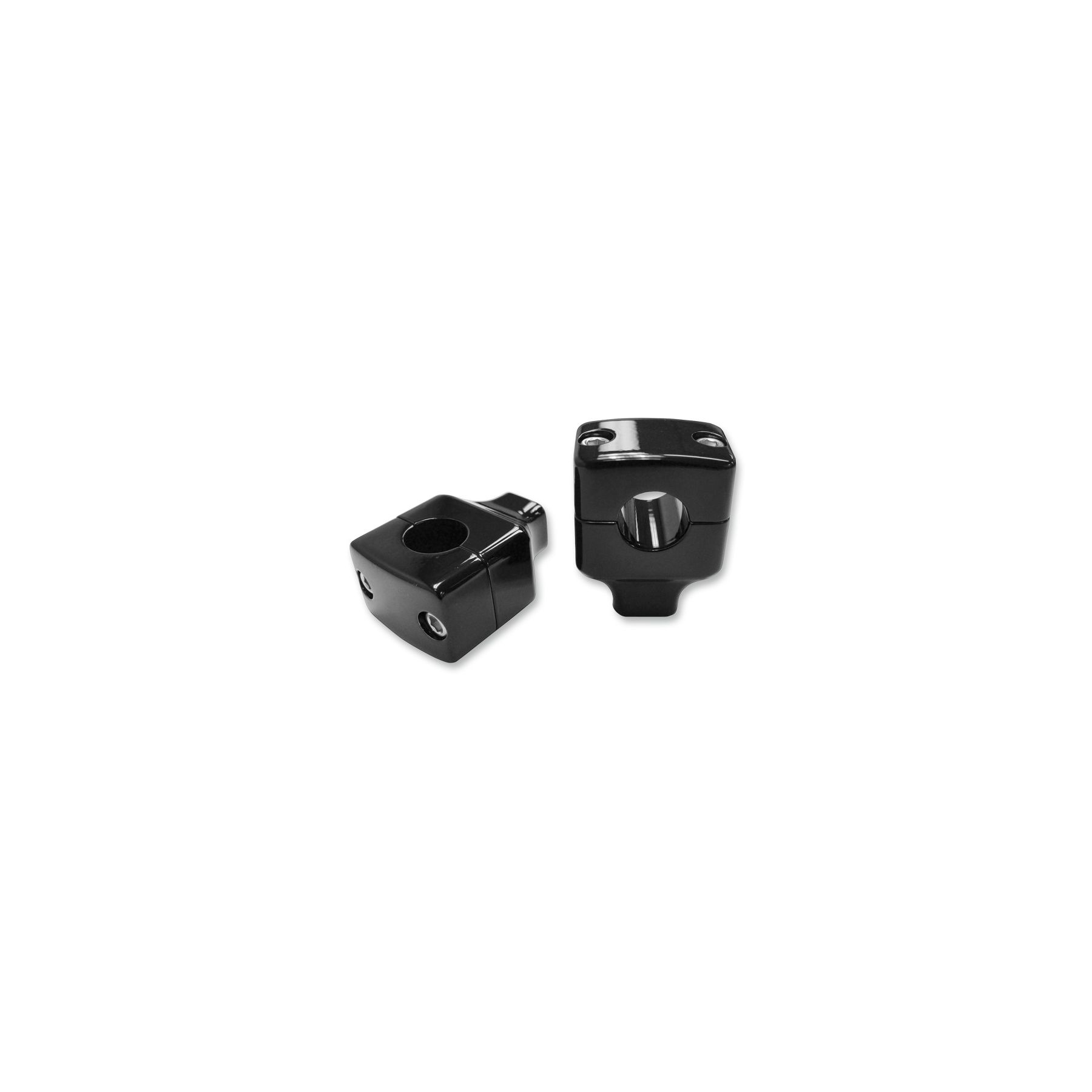 LA Choppers Square Column Risers For 1 Handlebars