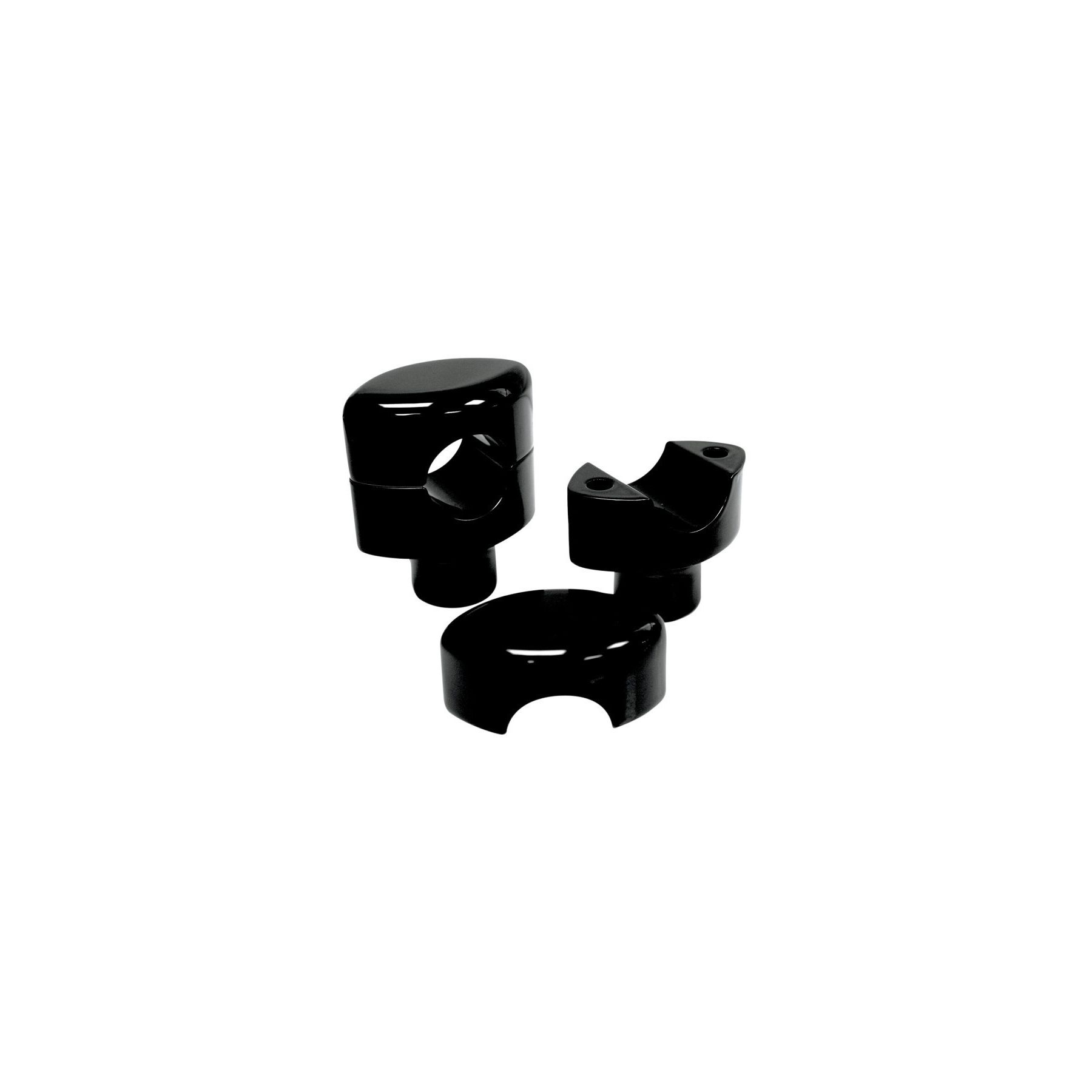 LA Choppers Smooth Handlebar Risers For Harley With 1 Bars