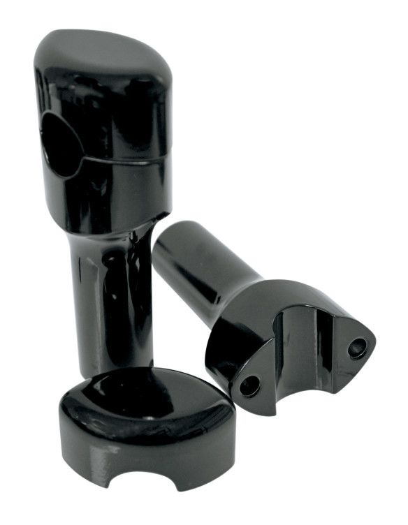 LA Choppers Smooth Handlebar Risers For Harley With 1" Bars 4"