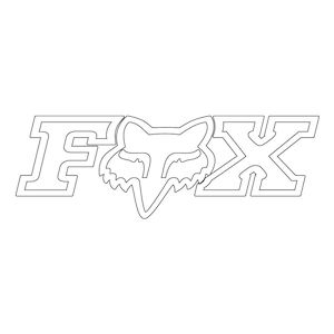 Fox Racing Fox Head X Stickers - RevZilla