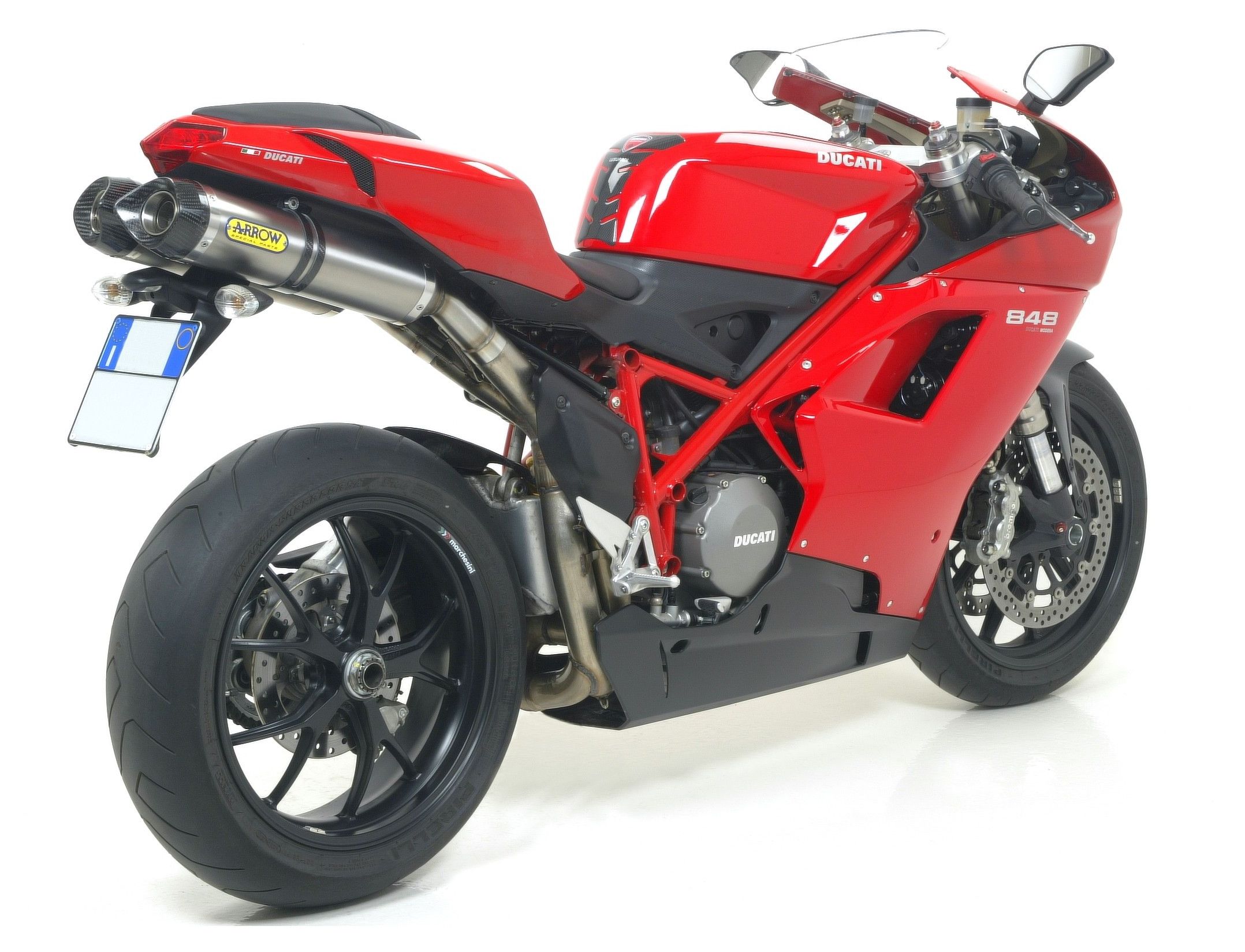 Arrow Thunder Slip-On Exhaust Ducati 848 / 1098 / 1198 | 10% ($108.84) Off!  - RevZilla