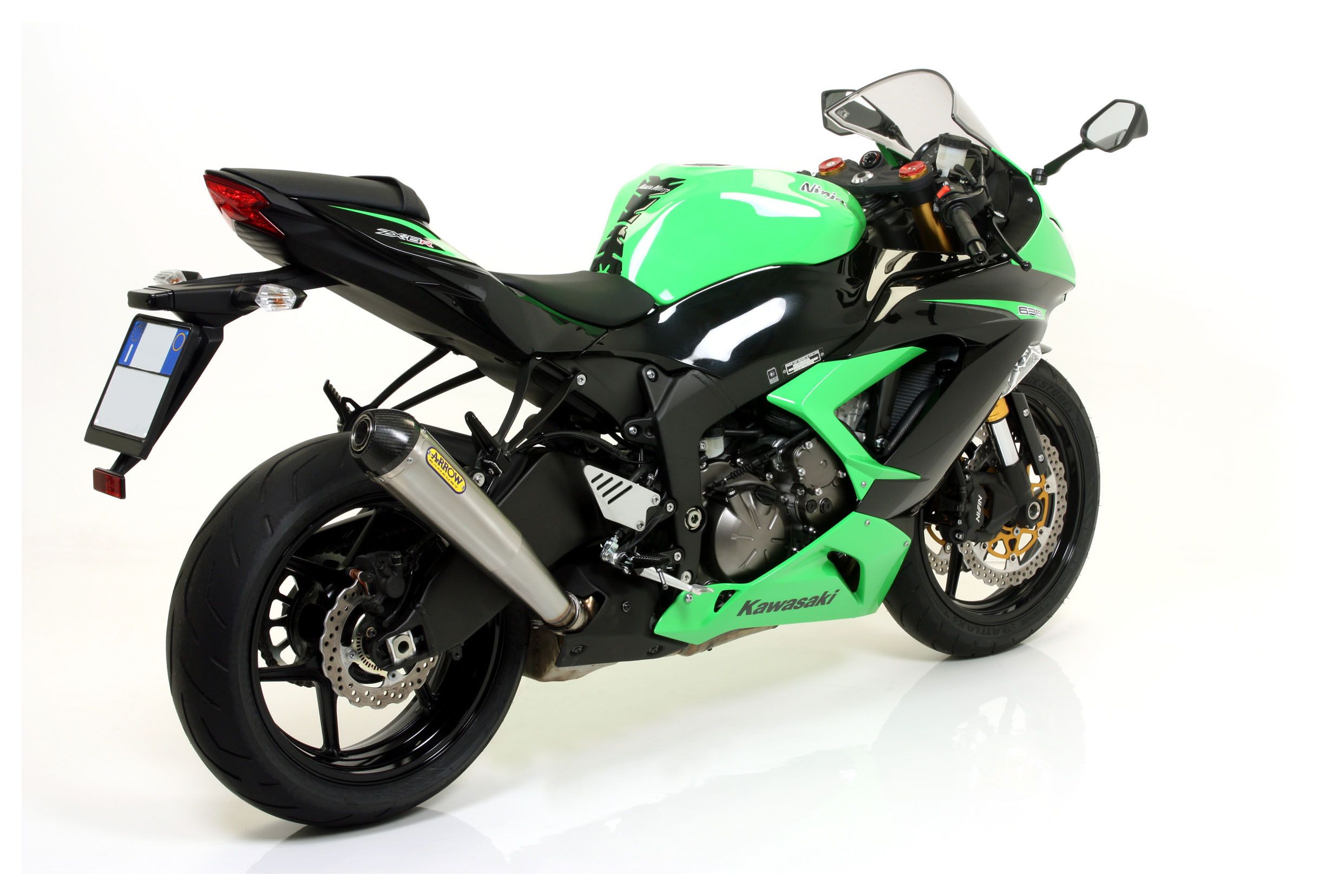 Arrow Pro-Racing Slip-On Exhaust Kawasaki ZX6R / ZX636 - RevZilla