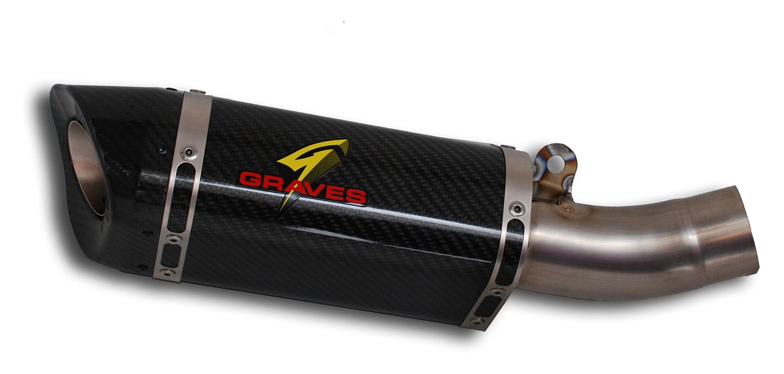 Graves Hexagonal Slip-On Exhaust Kawasaki ZX6R / ZX636 2009-2018