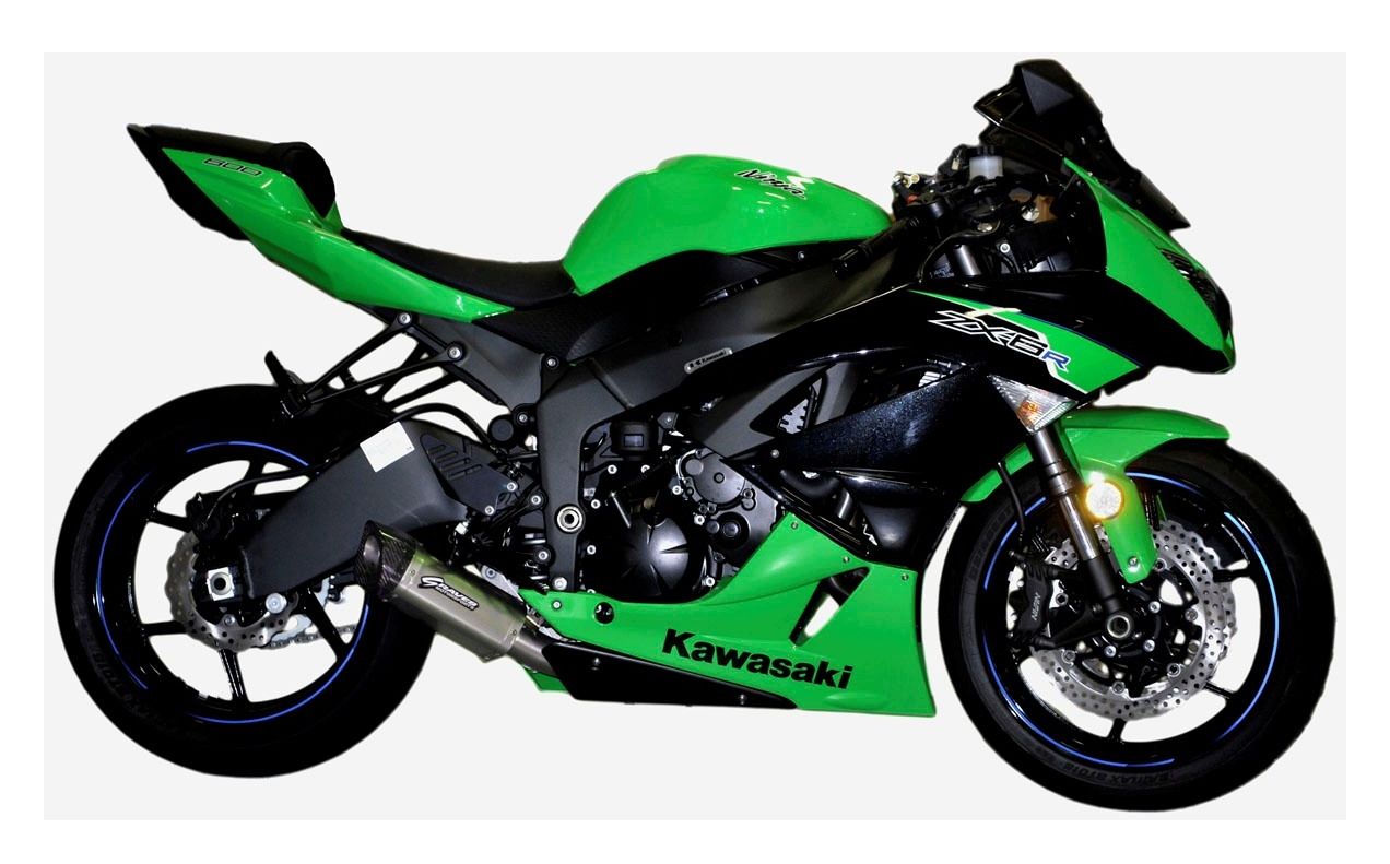 Graves Hexagonal Slip-On Exhaust Kawasaki ZX6R / ZX636 2009