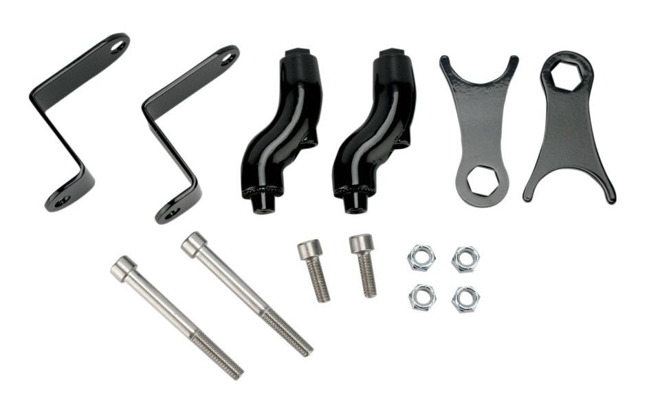 Kuryakyn AntiRotation Passenger Floorboard Mounts For Harley Softail