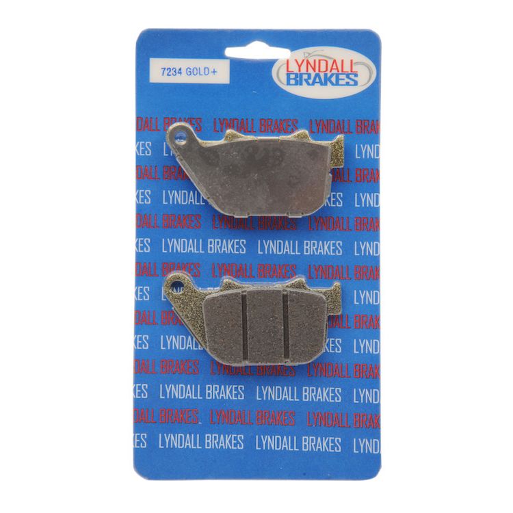 Lyndall Brakes Gold Plus Rear Brake Pads For Harley Sportster 20042013