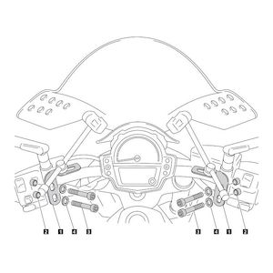 Shad Saddle Bag Supports Kawasaki Er 6n Er 6f 2012 2014 Revzilla