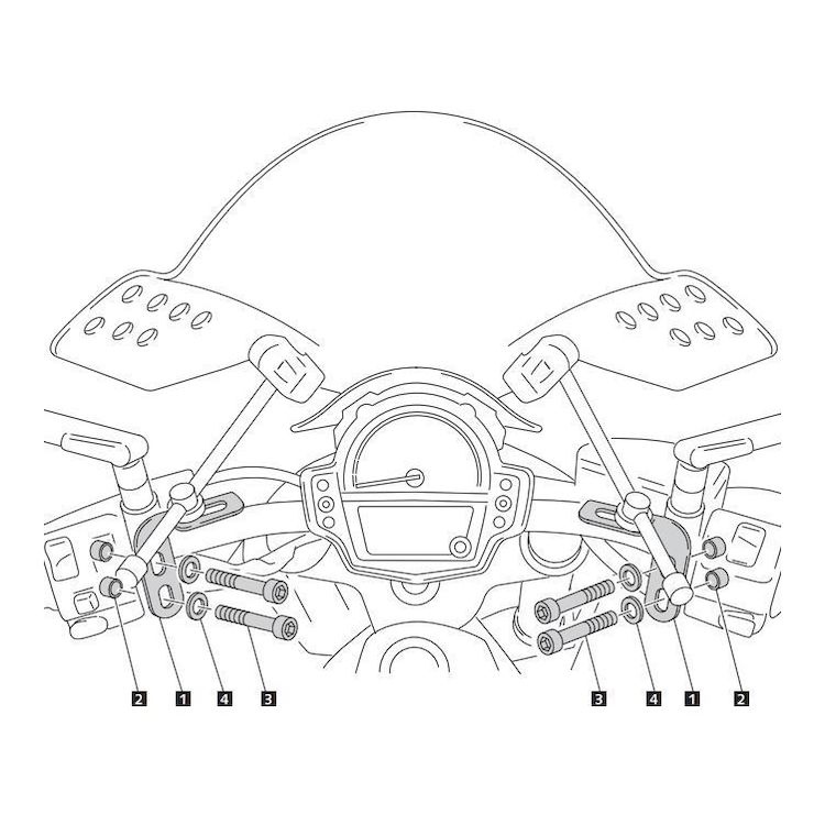Puig Windscreen Adapter