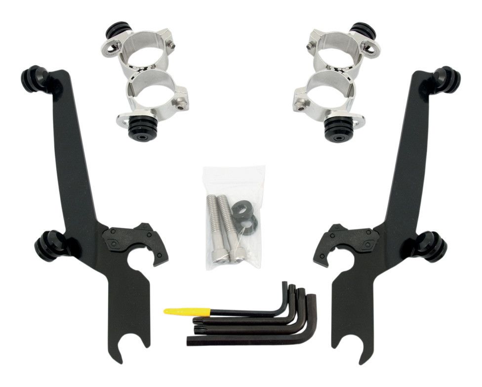 Memphis Shades Sportshield Trigger-Lock Mount Kit For Harley Sportster Forty-Eight 2010-2015 N/A