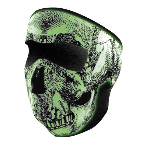 ZANheadgear Glow In The Dark Neoprene Full Face Mask