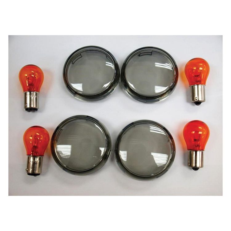 Custom Chrome Smoked Lens Kit For Harley Big Twin / Sportster 2000-2019