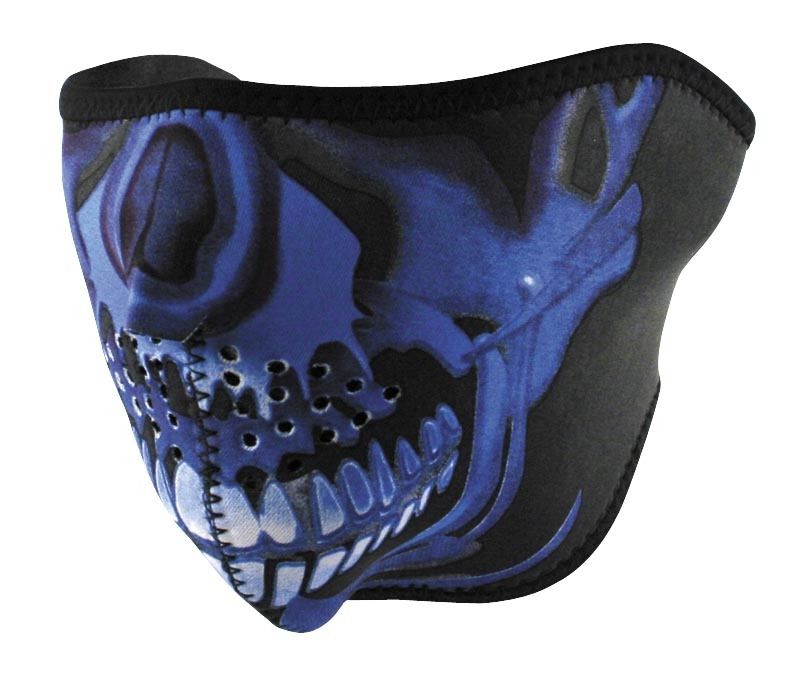 ZANheadgear Skull Neoprene Half Mask N/A