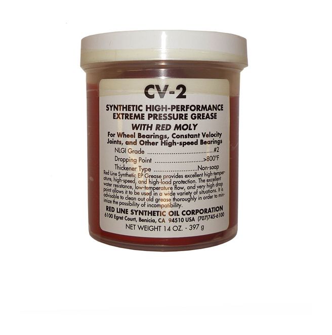 Red Line CV-2 Grease Jar 14OZ