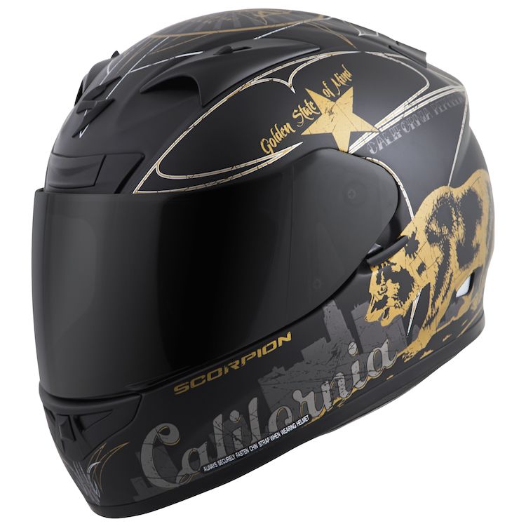 Scorpion Exo R710 Golden State Helmet Md Revzilla