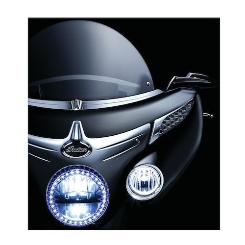 Kuryakyn Driving Light Trim Bezels For Indian Chieftain / Roadmaster