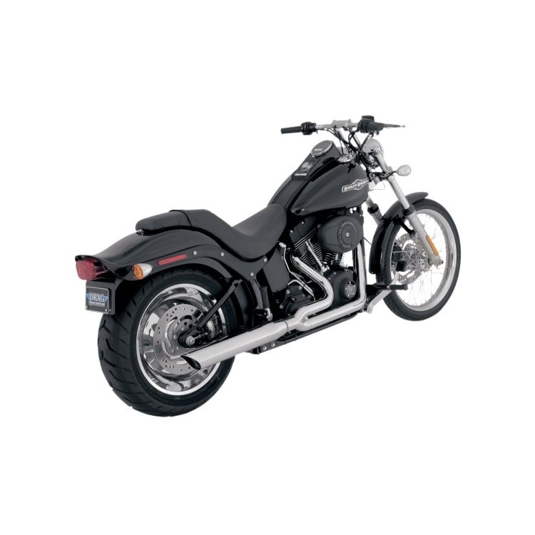 Python 2-Into-1 Exhaust For Harley Softail 1986-2011