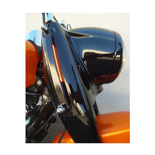 Alloy Art LED Front Turn Signals For Harley Road King 19942018 RevZilla