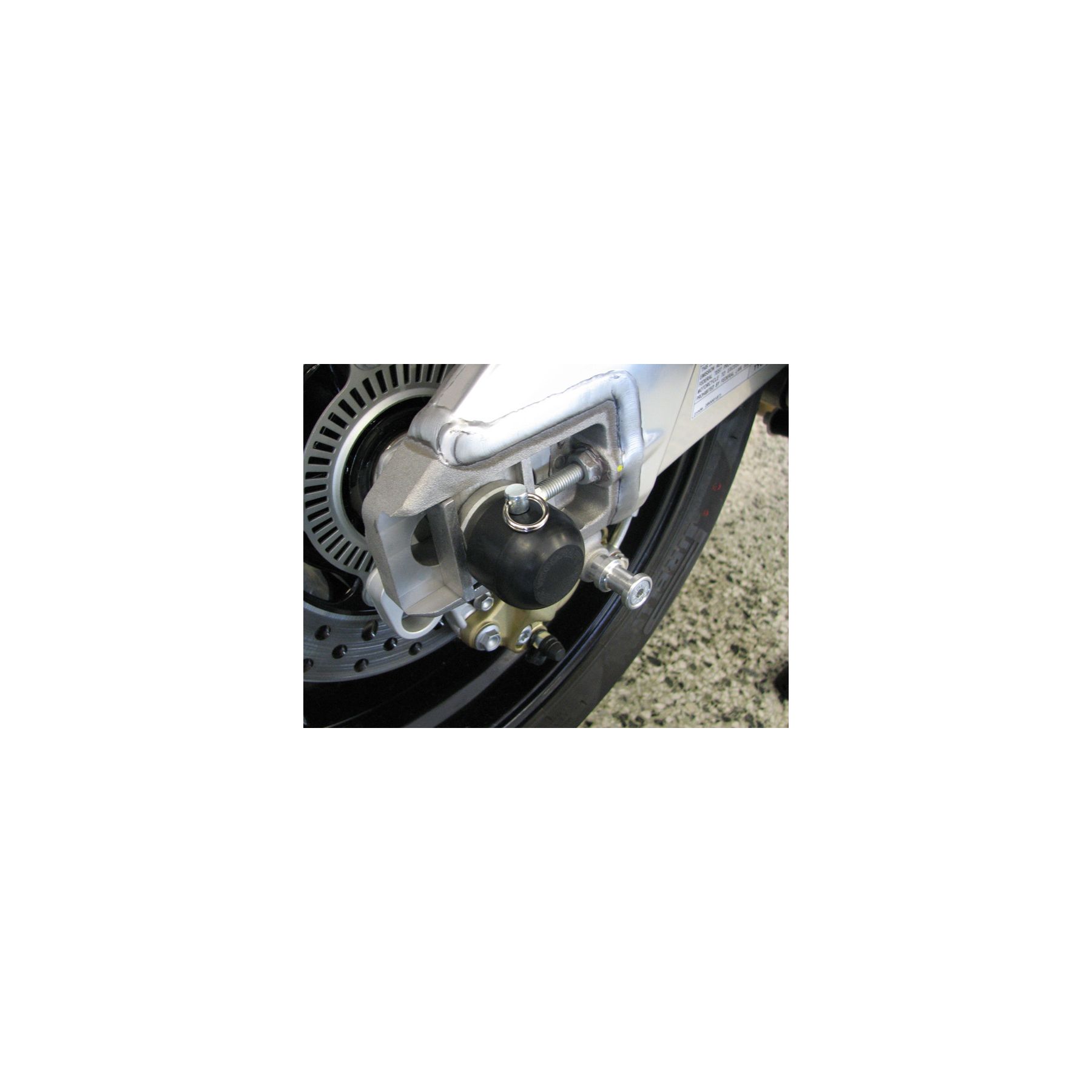 Woodcraft Rear Axle Sliders Aprilia