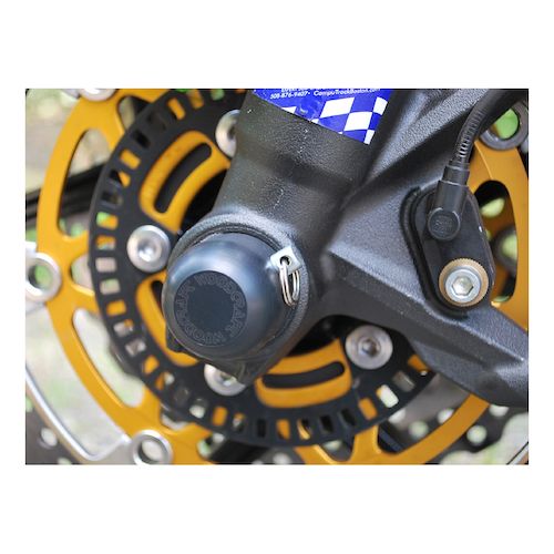Woodcraft Front Axle Sliders Kawasaki ZX6R / ZX636 20132017 RevZilla