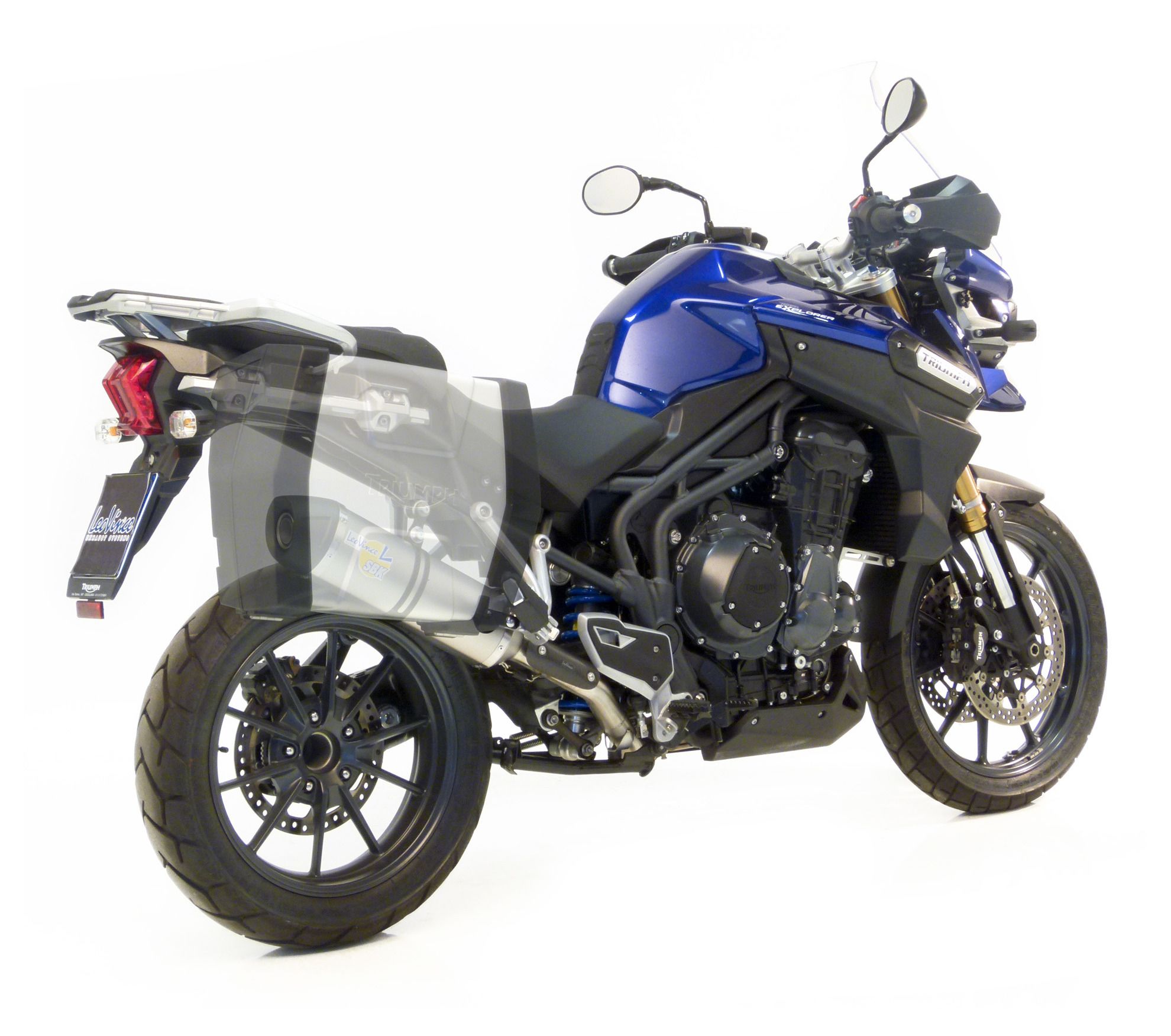 LeoVince LV One EVO II Slip-On Exhaust Triumph Tiger Explorer 1200 / XC  2012-2015 - RevZilla