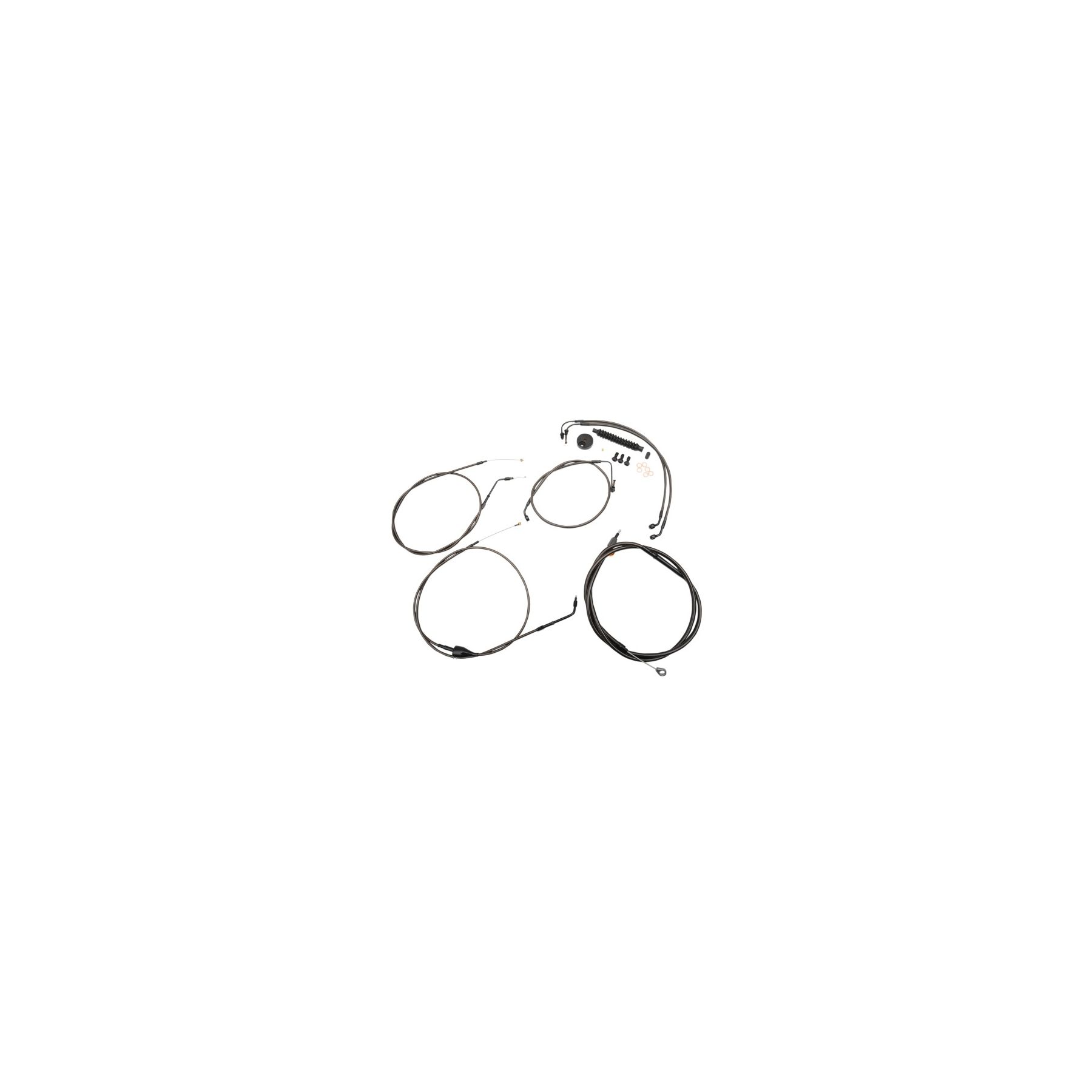 LA Choppers Handlebar Cable And Brake Line Kit For Harley Road King / 