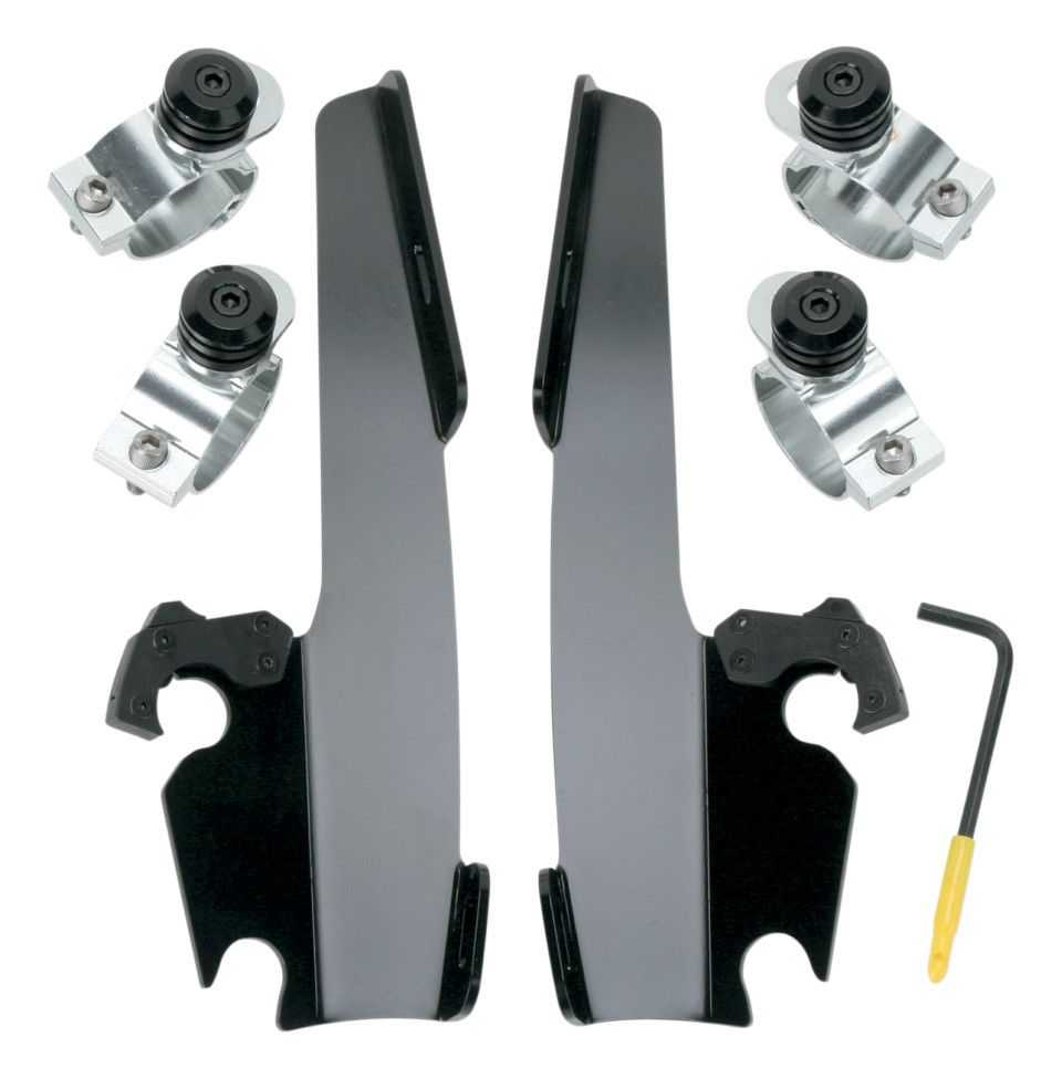 Memphis Shades Batwing Trigger-Lock Mount Kit For Harley Sportster 2005-2021 N/A