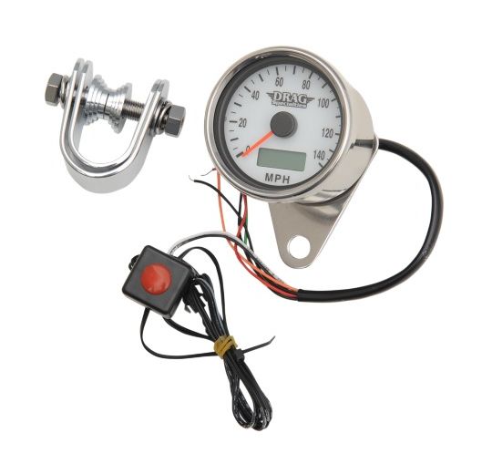 Drag Specialties 2.4" Programmable Speedometer For Harley N/A