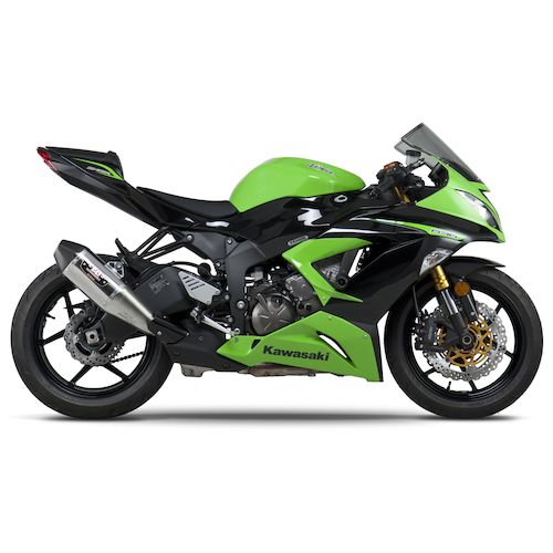 Yoshimura RS4 Street SlipOn Exhaust Kawasaki ZX6R / ZX636 20132018