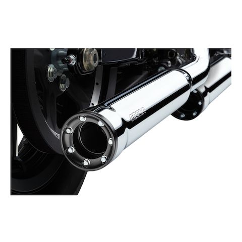 Cobra 3" RPT Slip-On Mufflers For Harley Softail Fatboy / Deuce 2000-2006