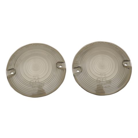 Drag Specialties Flat Style Turn Signal Lenses For Harley 1986-2023