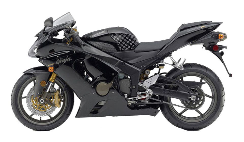 Stompgrip Tank Pad Kawasaki ZX6R / ZX636 2005-2006 - RevZilla