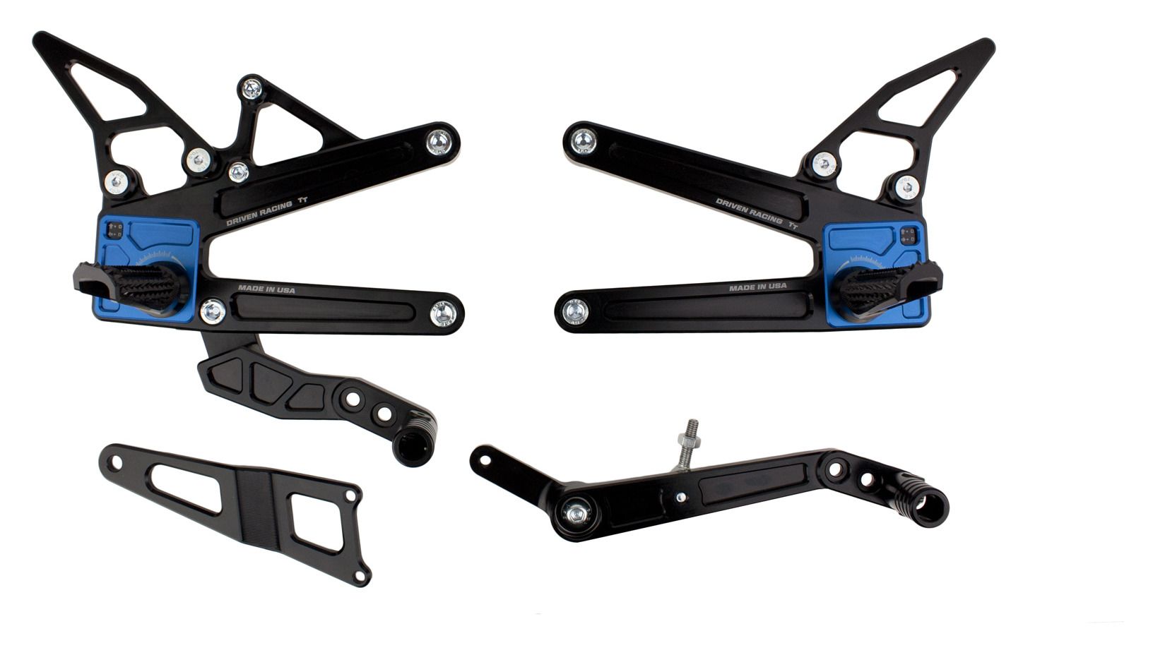 Driven Racing TT Rearsets Yamaha R1 / R1M / R1S 10 (50.80) Off