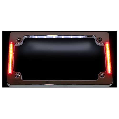 Custom Dynamics LED AllInOne TriHorizontal License Plate Frame