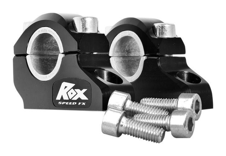 Rox 1-1/4" Block Offset Risers For 7/8" or 1-1/8" Handlebars N/A
