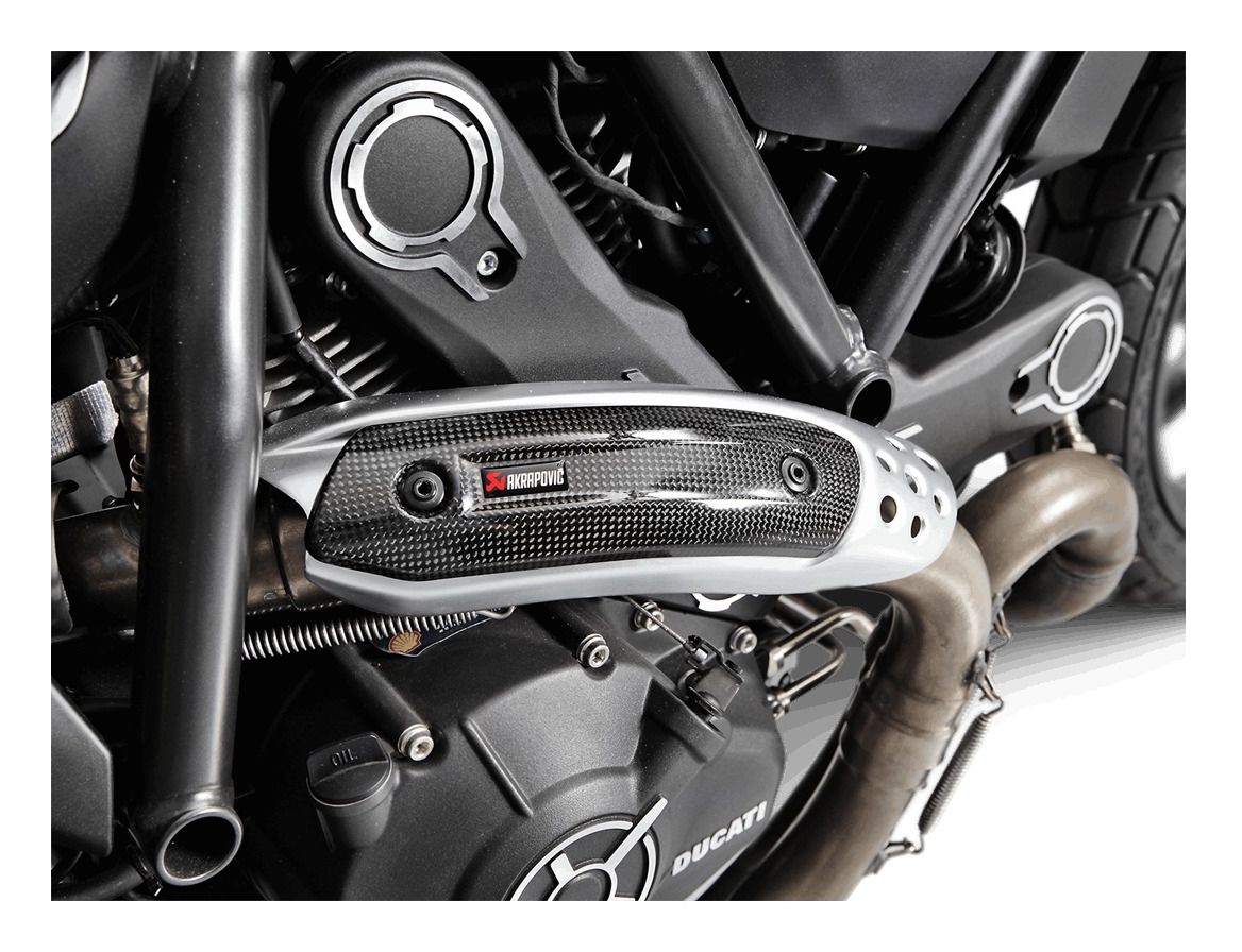 ducati scrambler heat shield