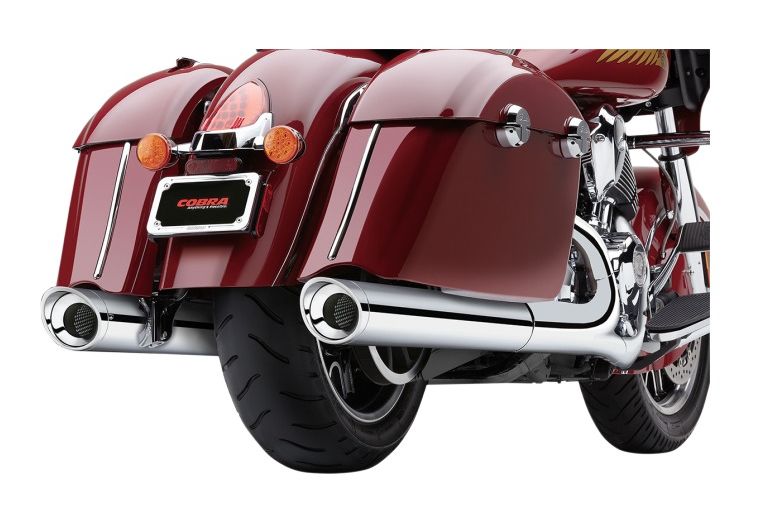 Cobra 4" SlipOn Mufflers For Indian 20142021 10 (47.29) Off